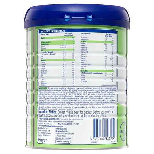 Novalac Allergy Premium Infant Formula (0-12 Months) 800g